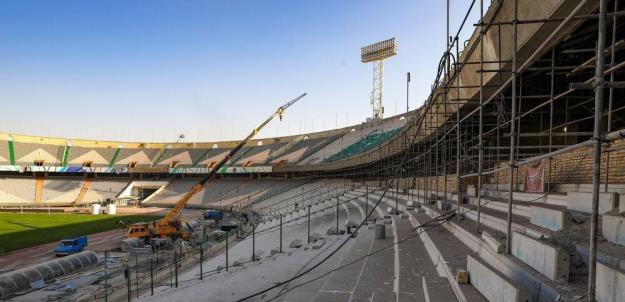  بازسازی ورزشگاه آزادی تا آخر پاییز به اتمام می‌رسد؟