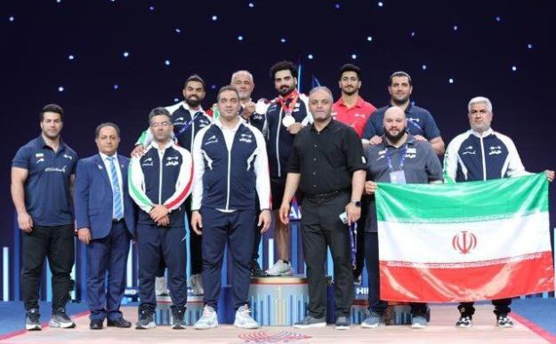  نایب قهرمانی تیم ملی وزنه‌برداری ایران در جهان