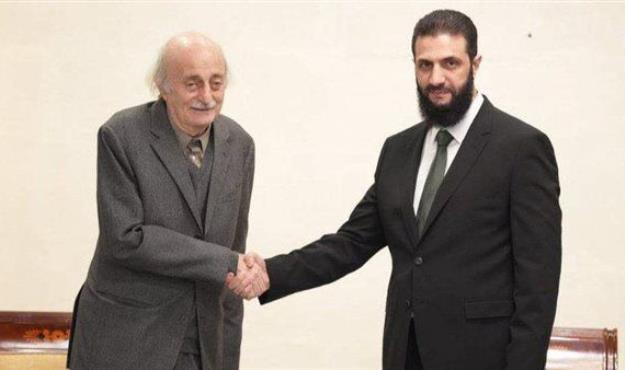 دیدار جنبلاط با الجولانی در دمشق