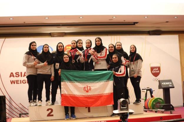  ۶ مدال دختران وزنه‌بردار در قهرمانی نوجوانان و جوانان آسیا