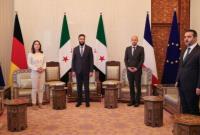  دیدار الجولانی با وزیران خارجه فرانسه و آلمان در دمشق