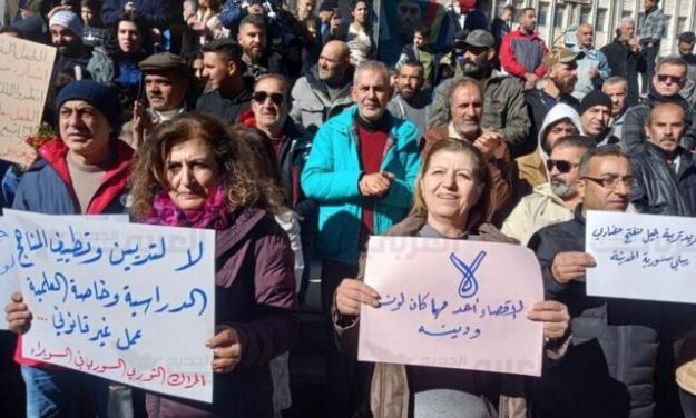  طایفه دروز سوریه با ورود نیروهای حاکمیت جدید به استان سویدا مخالفت کرد