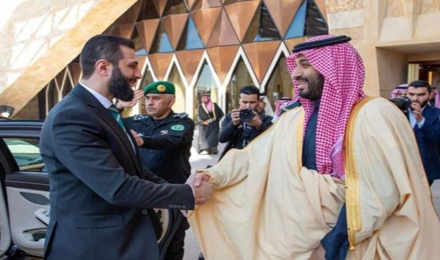 دیدار احمد الشرع با بن سلمان در ریاض
