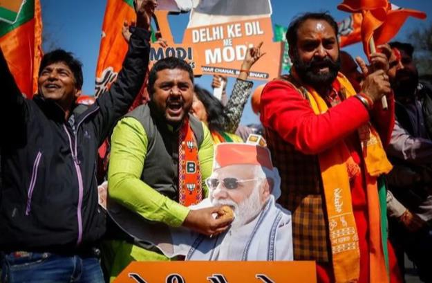  پیروزی حزب «نارندرا مودی» در انتخابات دهلی نو 