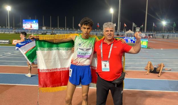 نماینده ایران با شکستن رکورد ملی در ۳۰۰۰ متر طلا گرفت