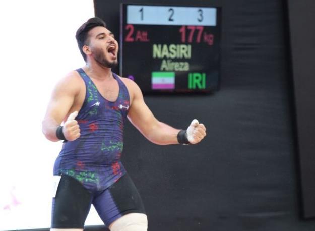 علیرضا نصیری قهرمان وزنه‌برداری جوانان جهان شد