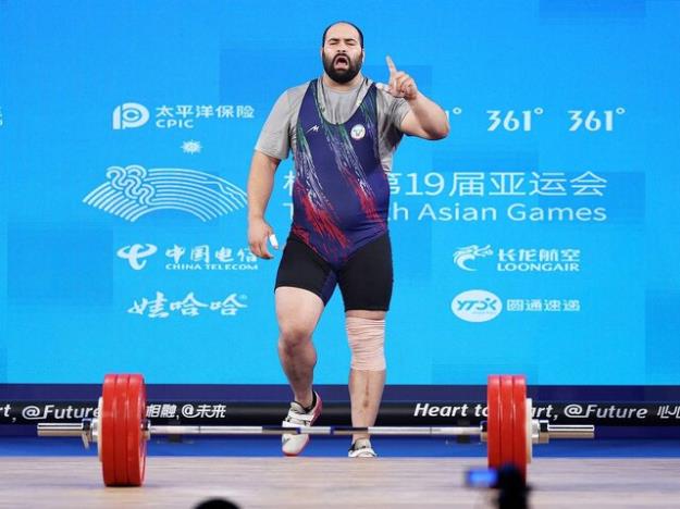  وزنه‌بردار ایران قوی‌ترین مرد آسیا شد