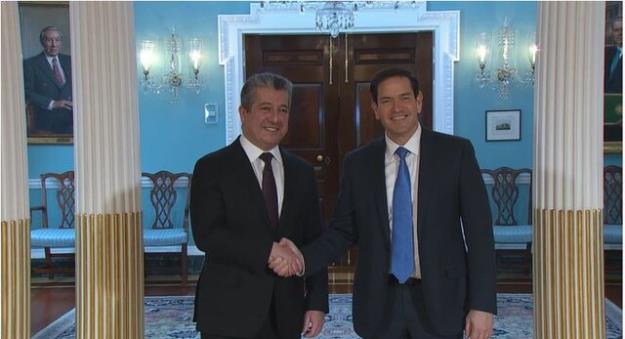  رایزنی روبیو و نخست وزیر کردستان عراق درباره سرمایه گذاری آمریکا