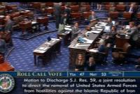  سنا کاهش اختیارات ترامپ درباره جنگ با ایران را رد کرد