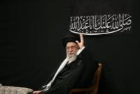 مراسم عزادارای شب عاشورای حسینی با حضور رهبر انقلاب + فیلم و تصاویر