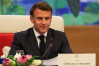 مکرون: فرانسه کشور فلسطین را به رسمیت می‌شناسد