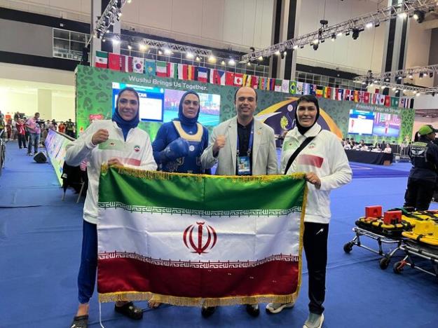  خواهران منصوریان و دریایی قهرمان ووشوی جهان شدند