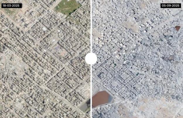  تصاویر ماهواره‌ای از تخریب گسترده در غزه