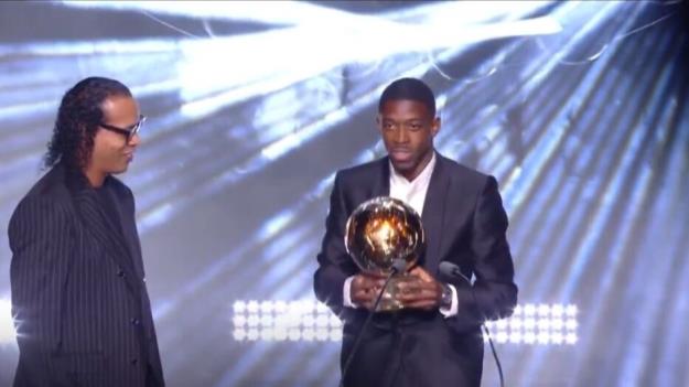 دمبله برنده توپ طلا شد، یامال برترین بازیکن جوان سال