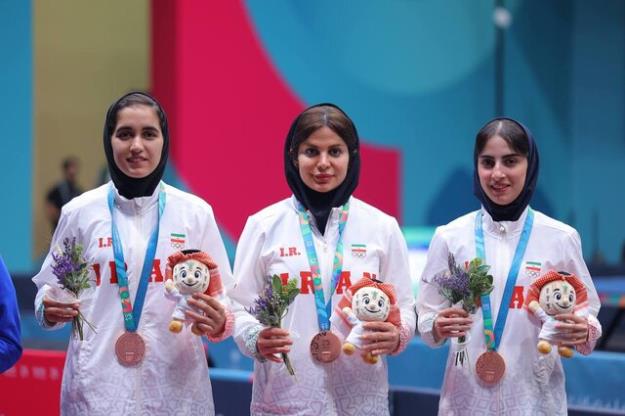 صعود ۲ پله‌ای ایران در جدول مدالی در پایان روز سوم