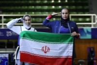 طلای بانوی تکواندوکار ایران در ریاض