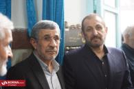 تصاویر برنا از مراسم ترحیم مرحومه «زرین احمدی نژاد» 