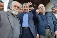 مراسم ترحیم خواهر گرامی مهندس مشایی با حضور دکتر احمدی نژاد برگزار شد + فیلم و تصاویر