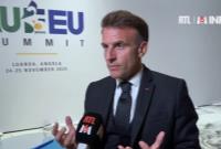 ماکرون: روسیه تنها مانع صلح در اوکراین است