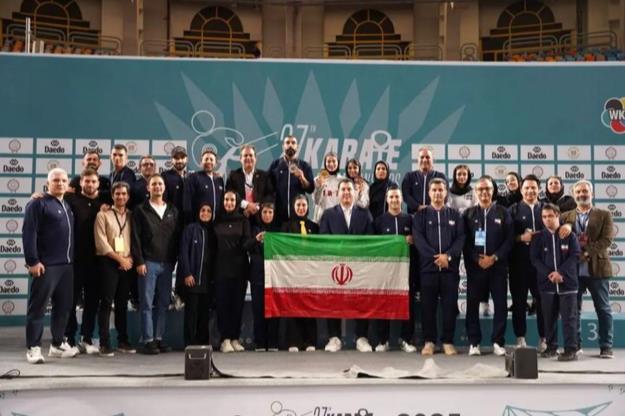 کاراته ایران نایب قهرمان جهان شد