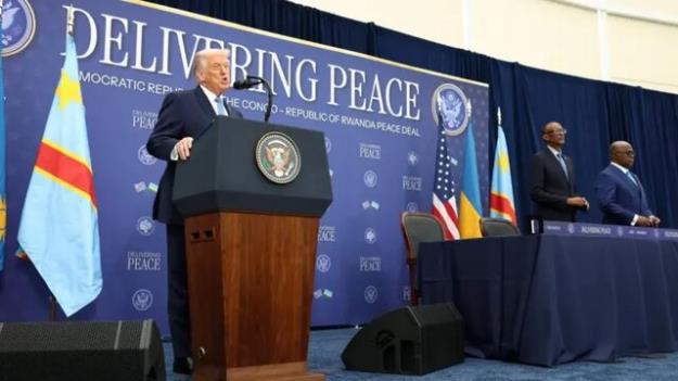  ترامپ: آمریکا، کنگو و رواندا توافقنامه صلح امضا کردند