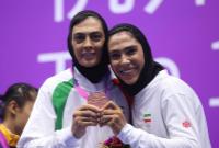 خواهران منصوریان نقره داغ شدند