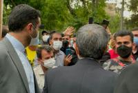 دیدار مردمی با دکتر احمدی نژاد در میدان ۷۲ نارمک