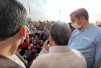 حضور و سخنرانی دکتر احمدی‌نژاد در شهرک مهرگان استان قزوین