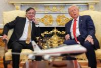  رئیس‌جمهور کلمبیا و ترامپ در کاخ سفید دیدار کردند