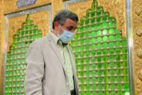 حضور دکتر احمدی نژاد در امامزاده پنج تن لویزان