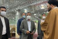 حضور دکتر احمدی نژاد در امامزاده صالح(ع)