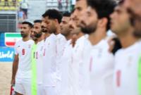 همگروهی فوتبال ساحلی ایران با امارات و عربستان