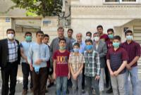 دیدار اعضا و کودکان خیریه خانه مهدی (عج) با دکتر احمدی‌نژاد