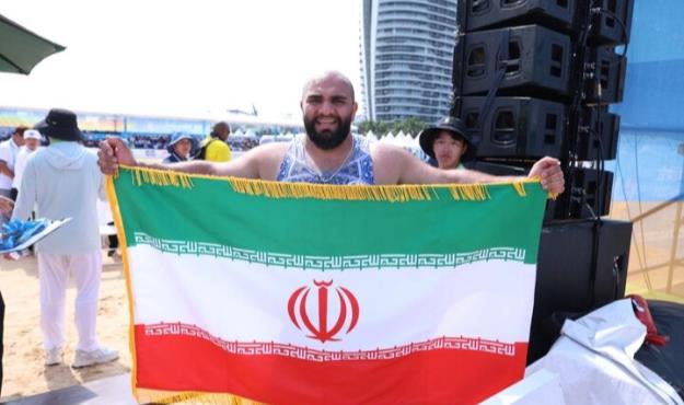 طلای بازی‌های سانیا بر گردن پرتابگر ایران