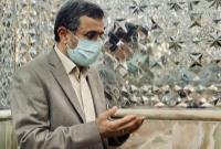 حضور دکتر احمدی‌نژاد در آرامستان ابن بابویه
