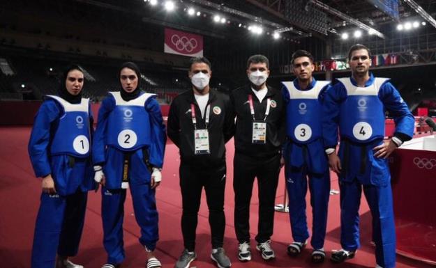  نایب قهرمانی ایران در رقابت نمایشی تکواندو تیمی 