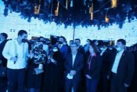 بازدید دکتر احمدی‌نژاد از پاویون مکزیک در اکسپوی دوبی