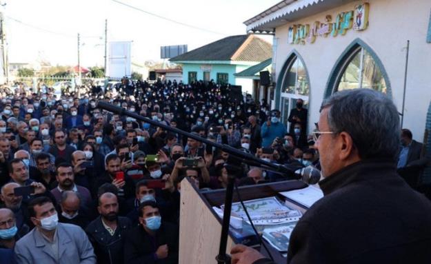 متن کامل سخنان دکتر احمدی نژاد در روستای اباتر شهرستان صومعه سرا + فیلم