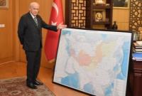  هدیه جنجالی «باغچه‌لی» به اردوغان درباره نقشه «جهان ترک» 