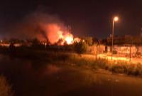 معترضان عراقی استانداری دیوانیه را آتش زدند