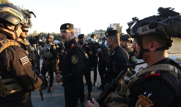  حرکت معترضان عراقی به سمت منطقه الخضراء + عکس