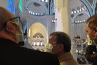 حضور دکتر احمدی نژاد در نمازجمعه شهر استانبول در مسجد چاملیجا
