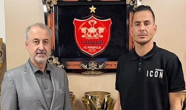 حامد لک با پرسپولیس تمدید کرد+عکس