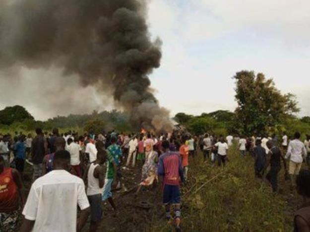 سقوط هواپیمای باری در جنوب سودان