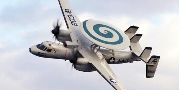 سقوط یک فروند هواپیمای آواکس نیروی دریایی آمریکا