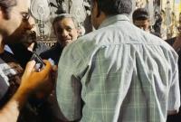 حضور دکتر احمدی نژاد در مراسم عزاداری شب تاسوعای حسینی/ ۵