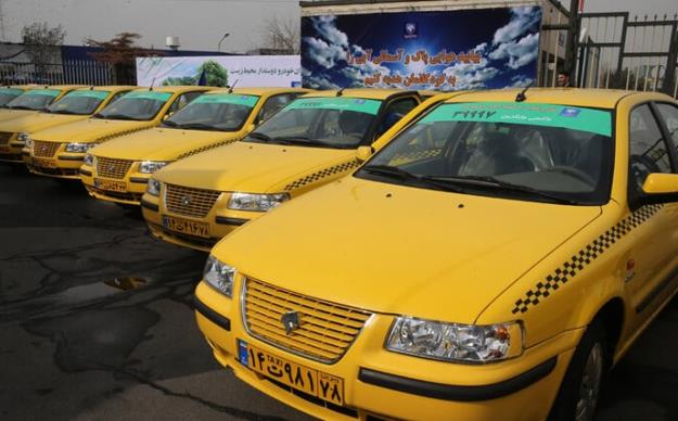 بلاتکلیفی ۱۷۰۰راننده تاکسی/خودرو های سمندی که شماره گذاری نمی‌شوند