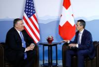  تماس پومپئو با وزیر خارجه سوئیس پیش از سفرش به ایران