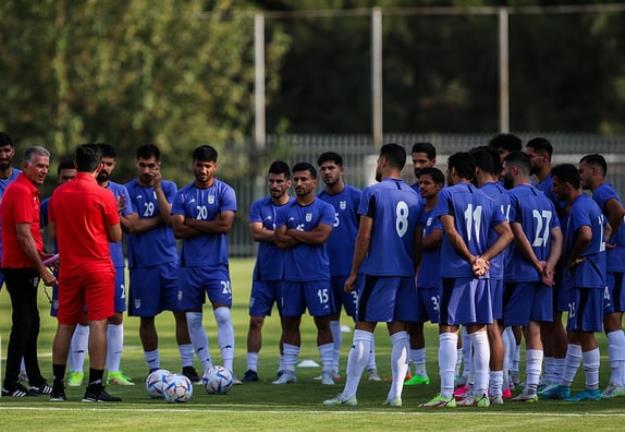 برگزاری آخرین تمرین تیم ملی پیش از اعزام به اتریش 