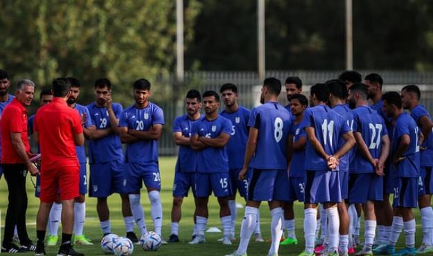 برگزاری آخرین تمرین تیم ملی پیش از اعزام به اتریش 